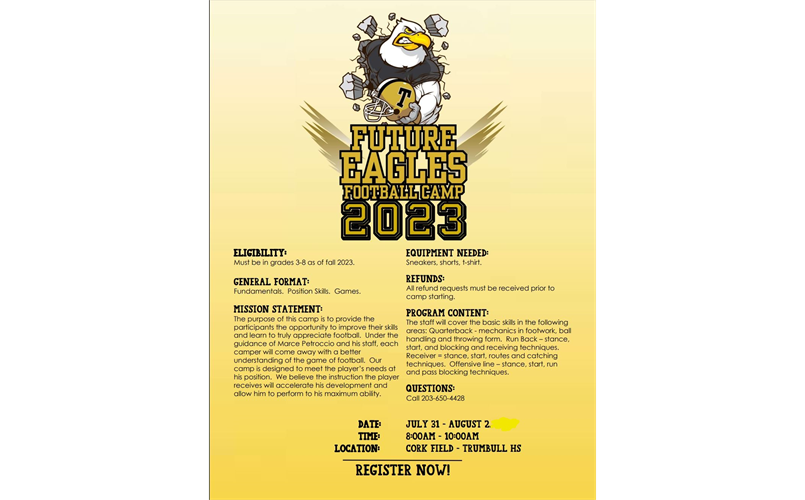 Future Eagles Summer Camp Mon 7/31 - Wed 8/2, 2023