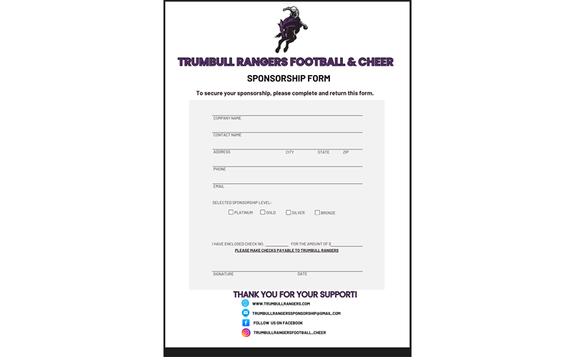 TrumbullRangersSponsorship@gmail.com